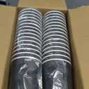 MUCHII 16 oz Paper Coffee Cups, 90 Count Multicolor Disposable Insulated Ripple Paper Cups for Hot Chocolate and Tea