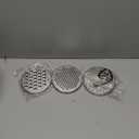 Mixing Bowls with Lids Set, 6 PCS Stainless Steel Mixing Bowls with 3 Grater Attachments, Kitchen Food Storage Organizers Nesting Mixing Bowl, Large Size 4.5, 3.5, 2.1, 1.5, 1.1, 0.7QT (Khaki)