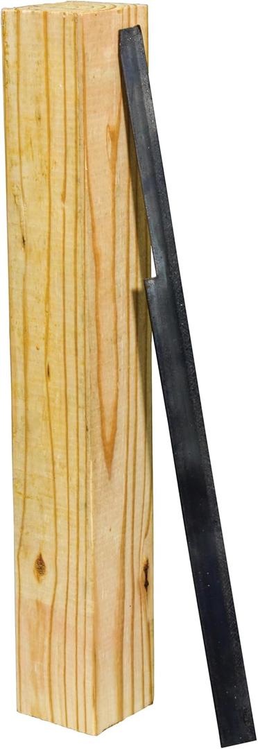 Architectural Mailboxes 23" Height, No Dig, 4x4 Wooden Pine Post Insert with Anchor Kit for Slip Over Posts