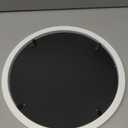 SWECOMZE Round Picture Frame, Wall Photo Frame, Wooden Picture Frame for Hanging, Hanging Photo Frame for Bedroom, Living Room, Wall Decoration