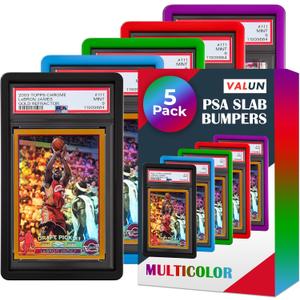 5 Pack PSA & CGC Slab Guards (Classic Edition)  Hard TPU PSA Slab Protector Guard for Graded Cards  PSA Slab Bumper Guard for PSA Slabs  Card Slab Protector for PSA Card Protection