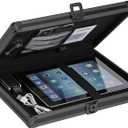 Vaultz Locking Storage Clipboard, 2.15 x 12.75 x 9.75 Inches, Tactical Black (VZ03492)
