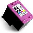 OCProducts Refilled Ink Cartridge Replacement for HP 64 64XL (Color, 1pk)