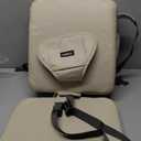 HOMEAL Toddler Booster Seat for Dining Table, Adjustable Kids Breathable Booster Seat for Kitchen, Beige