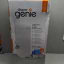 Diaper Genie Platinum Pail (Lily White) is Made in Durable Stainless Steel and Includes 1 Easy Roll Refill with 18 Bags That can Last up to 5 Months.