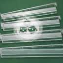 Mahjong Racks,4PCS Clear Acrylic Mahjong Racks with Pushers,American Mahjong Accessories Mahjong Gifts Transparency, Small