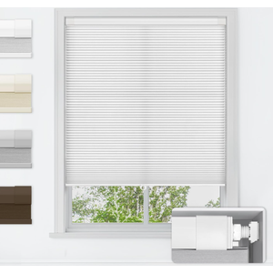 LazBlinds No Drill Cordless Cellular Shades, 36" W x 72" H, White
Soft Light Filtering Fabric Protects Privacy, With Thermal Insulation & Noise Reduction, Safe Cordless Design for Kids & Pets