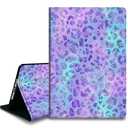 Bxgolkgd Tablet Case for Samsung Galaxy Tab A11 8.7 Inch 2025 Model (SM-X133/X135/X135F),Shockproof Stand Cover with Heat Dissipation,Auto Wake/Sleep Function,Purple Leopard Glitter