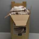 Woolrich Reversible Comforter Set Ultra Soft Plush to Sherpa, Down Alternative, Cold Weather Winter Warm Bedding, with Matching Sham, Decorative Pillow Tan Plaid Full/Queen 4 Piece