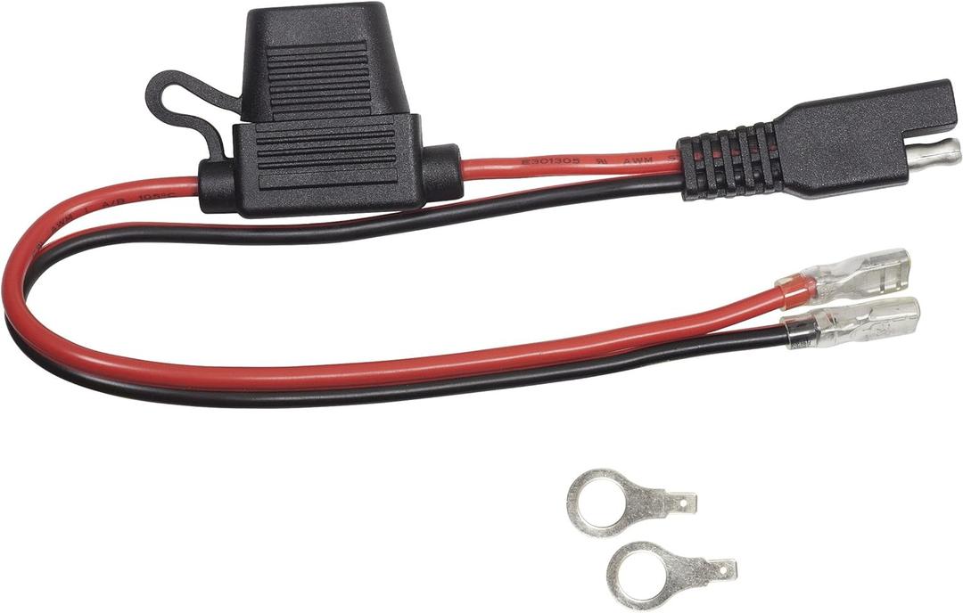 Yak-Power Battery Terminal Connector with SAE to Spade Pigtail (1 foot)