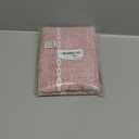 ZeeMart Rustic Linen Boho Table Runner, 90 Inches Long, Dusty Pink Braided Striped Pattern for Dining Party Holiday, 15x90 Inches
