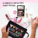 Nurse Survival Kit Funny Canvas Zipper Makeup Bag, Travel Accessories Storage Toiletries Bag, Appreciation Gifts for Nurse Week Practitioner Nurse, Nurses Day Gifts, Nurse Graduation Gifts