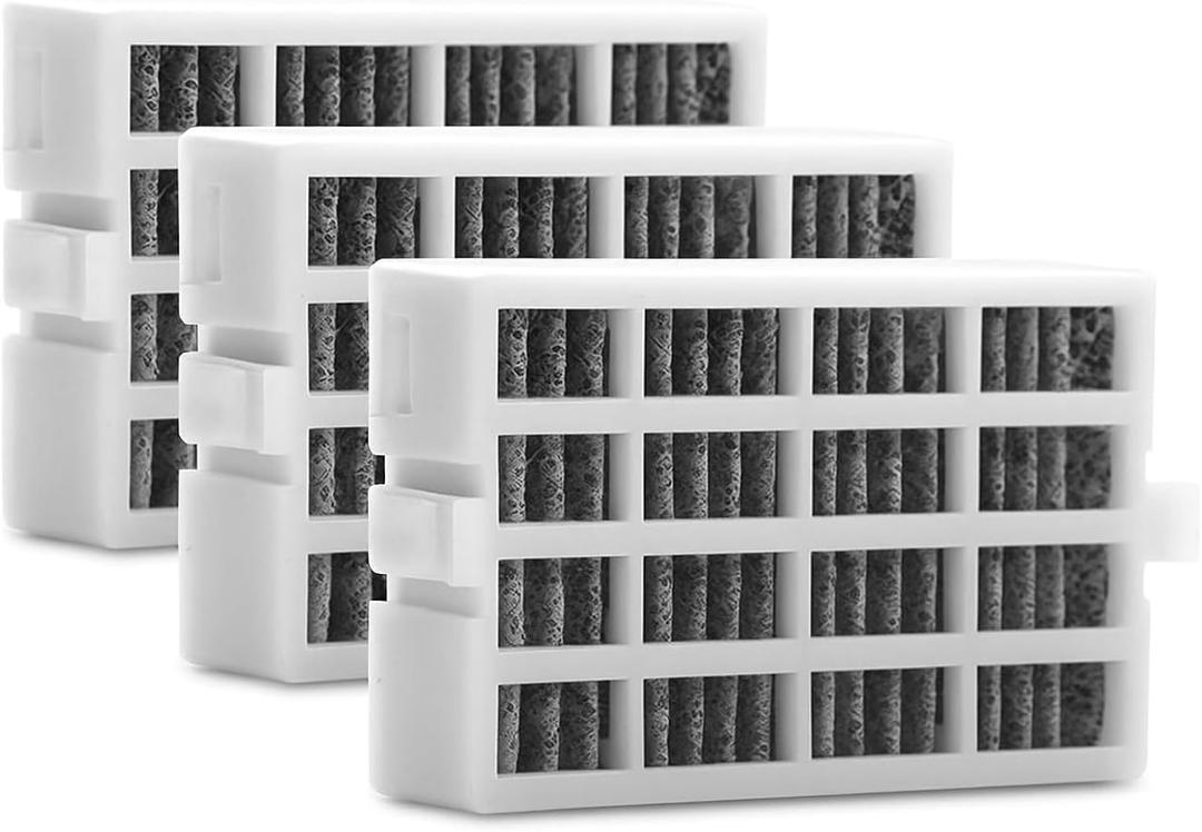 W10311524 Refrigerator Air Filter Replacement Compatible With Whirlpool, AIR1, Maytag, Jenn-Air, Kitchenaid, Kenmore, Fresh Flow Refrigerator Air Filter, 3 PACK