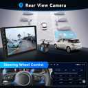 [2G+64G] Radio for Toyota CHR 2016-2019 with Wireless Carplay Android Auto Mirror Link, 9 Inch Touch Screen Car Radio with GPS,Bluetooth, WiFi, FM RDS Radio,BT/SWC/EQ,Camera