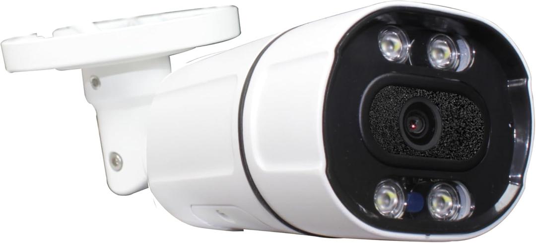 Sinis 4K Analog Security Camera, 8MP@15fps TVI Bullet Camera, CCTV-Coax-BNC, IR Night Vision, Waterproof, Metal, 2.8mm Lens, True WDR (Not an IP Camera)(DVR Required, Not Included),Default TVI Output
