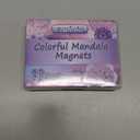 FINDMAG 12 Pcs Fridge Magnets, Refrigerator Magnets Decorative for Whiteboard, Cute Fridge Magnet, Fun Magnet Circle for Classroom, Locker, Festival, Dry Erase, Kitchen, Birthday Gifts