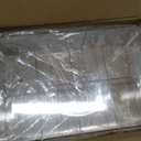 Clear Tea Bag Organizer, Dresser Organizers Drawer Organzier Storage Container with Removable Dividers, Plastic Storage Bin with Lid, Organizer for Scarves Ties Bras (Medium-8 Grids)