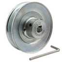 AB400-1/2 Single Groove Web Sheaves, v Belt Pulley 4" OD 1/2" bore,Motor Pulley Carbon Steel for A B 5L 4L V-Belts