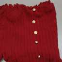 MakeMeChic Women's Strapless Bandeau Crop Top Vintage Sleeveless Ruffle Tube Tops Burgundy X-Small