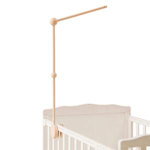 Crib Mobile Holder, HBM Wooden Mobile Arm & Hanger for Crib, Nursery Decor for Baby Girl Boy (31 Inch)