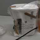 Tastyle Single Serve One Cup Coffee Maker, for K Cups and Grounds, Mini Coffee Maker with Portable Handle, 6 to 12 Oz Brew Size, for Travel, Camping, Office, RV and Dorm, 120V, White and Brown