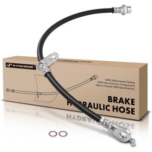 A-Premium Front Driver Brake Hydraulic Hose Compatible with Lexus and Toyota Models - Land Cruiser 2008-2011, LX570 2008-2011 - Replace# 9094702F43