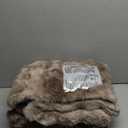 Faux Fur Heated Blanket Throw for Couch - 50"X60" Bubble Faux Fur Electric Blanket Fluffy Fuzzy Soft Thick with 6 Fast Heating Levels & 4 hrs Timer Settings, Washable & ETL Certified, Tie-Dye Brown