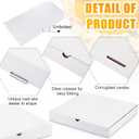 PerKoop 100 Pcs 12" x 12" Pizza Boxes Bulk Cardboard Square, White