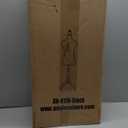 Mannequin Body Dress Form Torso Female Manikin 49.6-63.4 Inch Height Adjustable Wooden Tripod Stand High Density Foam Portable Display Mannequin (Black, 49.6-63.4 Inches)