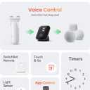 SwitchBot 2025 Automatic Curtain Opener 3 Rod-Bluetooth Remote Control, WiFi&Smartphone Control, Upgraded High-Performance, Add Hub to Work with Alexa, Google Home, HomeKit
