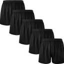 BAMBOO COOL Mens Boxer Shorts Underwear Soft Comfortable Breathable Knit Boxers Short for Men (5 Pack) XL