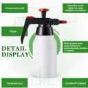 Reallnaive 2 Pcs 1000ml Multipurpose Hand Pump Spray with Adjustable Brass Nozzle, Pump Sprayer for Home, Garden and Car Detailing, Surface Prep, and More