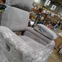 Sitswell Kasen Glider Recliner - Gray Chenille