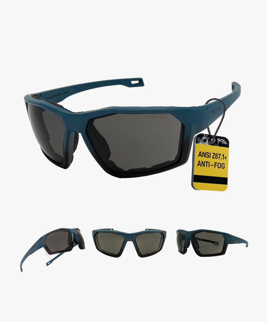 Anti-Fog Motorcycle Riding Glasses, Safety Eyewear, Wrap Around, Foam Padding, Dustproof Windproof, For Men Women