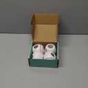 Child Safety Door Knob Cover (4 Pack) Hard-to-Remove Dual-Lock Door Handle Covers for Kids - Reusable Baby Proof Door Knob Locks - Installs Easily, No Tools Needed (White)