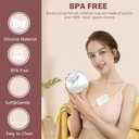 One Full Set Milk Collector Cup 17mm Only Compatible with Momcozy S12 Pro/S9 Pro Breast Pump NOT for S9/S12, S12 Pro/S9 Pro Wearable Breast Pump Replacement Parts with 17mm Flange