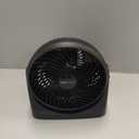 Amazon Basics Air Circulator Desk Fan for Bedroom, Home and Office, 90-Degree Tilt Head, 3 Speed Settings, Cooling, 35 Watts, Black, 11.1"W x 6.3"D x 10.9"H