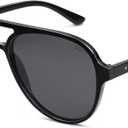 SOJOS Classic Polarized Aviator Sunglasses for Women Men, Retro Trendy Aviators Shades SJ2201