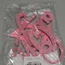 Babenest Flash Pink Felt Oh Baby Sign - Reusable Glitter Letter Banner for Backdrop, Balloon Arch Decor, Party Supplies for Baby Shower Party Birthday Decorations