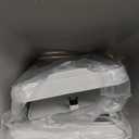 TIPGO Bathroom Trash Can with Lid, 10 Liter/ 2.6 Gallon Slim Garbage Can, Small Trash Bin Waste Basket with Pop-Up Lid for Kitchen, Bedroom, Living Room, Office (2 Pack, Grey)