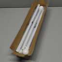 White Curtain Rods for Windows 28 to 48 Inch, 5/8" Diameter Heavy Duty Metal Adjustable Small Curtain Rod With Bracket(2.3-4 Feet)