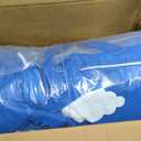 Cooling Fabric Adjustable Massage Pillow Face Down,Post Surgery Recovery: Eye/Vitrectomy/BBL,Stomach/Face Down Sleeping,3-Vent Design,Maximum Airflow,Washable Pillow Guards,Storage Bag, Large