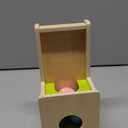 Adena Montessori Object Permanence Box with Tray Three Balls Montessori Toys for 6-12 Months Baby 1 Year Old Infant Toddler (Small Box - Typical)