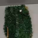 Brite Star 12-Foot Christmas Garland with Multi Lights - Perfect for Indoor or Outdoor Fireplace Mantle Decor, Kitchen Light, or Christmas Decorations Tree - Pre-lit Pine Garland For Holiday