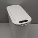 Cesun Automatic Motion Sensor Bathroom Trash Can with Lid, 2.6 Gallon Touchless Trash Bin, Smart Plastic Slim Garbage Can Small White Wastebasket for Toilet, Office, rv, Bedroom, Living Room