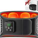 Lower Back Massager with Heat, Cordless Back Heating Pad with 4 Heat Levels 3 Vibration Modes & Air Compression Pain Relief Gifts for Women, Men, Mom & Dad