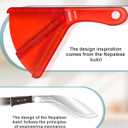 3 x Jar Opener for Weak Hands, Dual-Layer Multifunctional Jar Opener Gripper, Bottle Openers for Seniors, Kitchen Gadgets, Non-Slip Jar Openers for Seniors, Arthritis, Lid Opener, Mothers Day Gifts (Red)