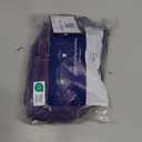 Wrap Around Dust Ruffle Bed Skirt - Purple - for Queen Size Beds with 12 Inch Drop - Easy Fit Elastic Strap - Adjustable Pleated Bedskirt w/Brushed Fabric Wrinkle Free - for Women, Men, Kids & Teens Purple