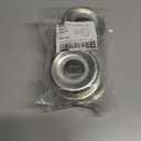 2 x XIKE 2 Set 2.72" OD Trailer Bearings Dust Cap Grease Cap with Rubber Plugs, Fits Trailer Wheel Hub 7,000 to 8,000 lb Axles. (Blue)