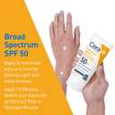 CeraVe 100% Mineral Sunscreen SPF 50 with Zinc Oxide & Titanium Dioxide, Hyaluronic Acid & Ceramides, Oil Free & Non-Greasy, Hydrating Mineral Sunscreen For Body, 5 oz